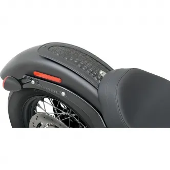 Drag Specialties Gator Fender Bib in Black Finish For 2018-2023 Softail Models (1405-0280)