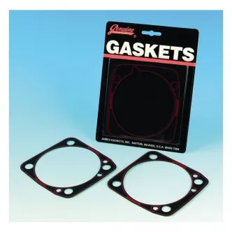 Genuine James Gasket Set, Cylinder Base 3-5/8 Big Bore, Steel Base, Silicone, .020, Final Crush, .020 Inch, Type B For 1984-1999 B.T. (Excluding TC) Models (16777-94-S)