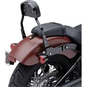 Cobra Detachable Square 11 Inch Backrest Kit in Black Finish For 2018-2021 FXLR Models (602-2029B)