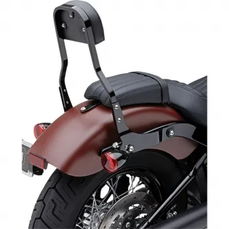 Cobra Detachable Square 14 Inch Backrest Kit in Black Finish For 2018-2021 FXLR Models (602-2049B)