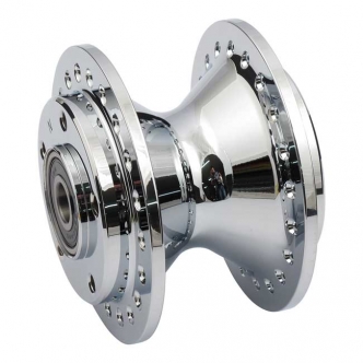 DOSS Front Wheel Hub Diabolo Style in Chrome Finish For 2000-2003 FXD, 2000-2007 XL Standard Dual Disc Models (ARM252199)