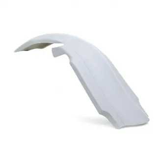 Killer Custom Smooth Extended Overlay For Rear Fender In Grey Gelcoat Finish For 1996-2008 Touring Models (SRF2/96-08)