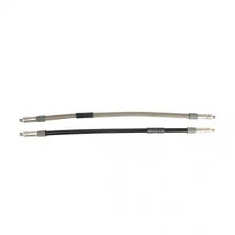 TRW Varioflex Brake Line 49cm With TUV In Black Coated Or Clear Coated Finish