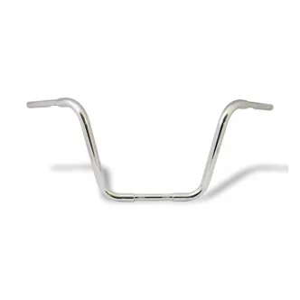 DOSS 14 Inch Buffalo Ape Hangers in Chrome Finish For 1982-2022 Harley Davidson Models (Excl. All E-Throttle) (ARM682109)