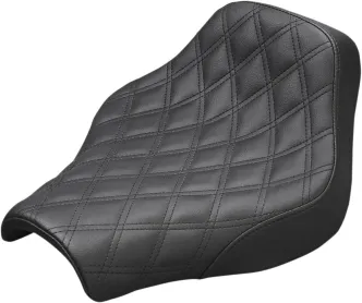 Saddlemen Solo Renegade Seat LS Lattice in Black For 2018-2023 FXBB Street Bob & FXST Standard Models (818-30-002LS)