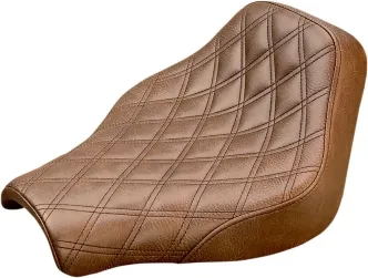 Saddlemen Solo Renegade Seat LS Lattice in Brown For 2018-2023 FXBB Street Bob & FXST Standard Models (818-30-002BLS)