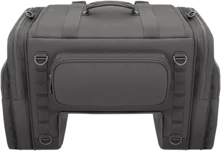 Saddlemen TS3200DE Tactical Deluxe Cruiser Tail Bag in Black Finish (EX00030A)