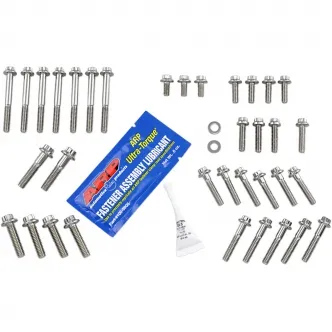 Feuling External Primary/Transmission Bolt/Washer Kit in Stainless Steel For 1985-1999 FXR Models (3067)