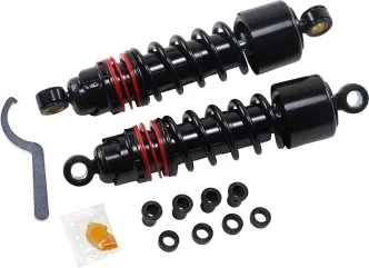 Burly Brand Slammer Plus Shock Set In Black Finish For Harley Davidson 2004-2020 Sportster Motorcycles (B28-1206B)