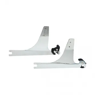 DOSS Detachable Sissy Bar Side Plates in Chrome Finish For 1993-2005 FXDWG Models (ARM561275)