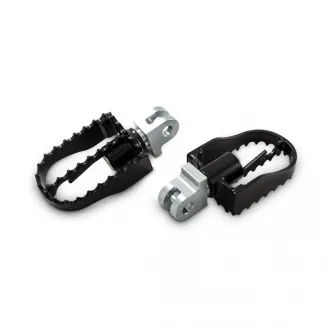 Burly Brand MX Style Rider Footpegs For Triumph 1959-2020 Bonneville/Scrambler Motorcycles (B13-1005B)