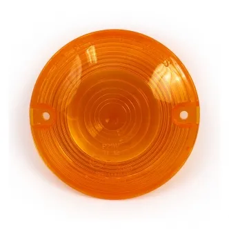 DOSS Turn Signal Lens Flatlens in Amber Colour, ECE Approved For 1986-2020 Harley Davidson (With Flatlens Turn Signals) Models (ARM451505)