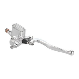 Kustom Tech Classic Line Brake Master Cylinder With 12mm Bore In Satin Aluminium Finish (20-601)