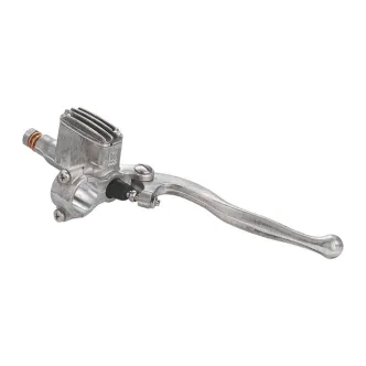 Kustom Tech Classic Line Brake Master Cylinder With 12mm Bore In Raw Aluminium Finish (20-602)