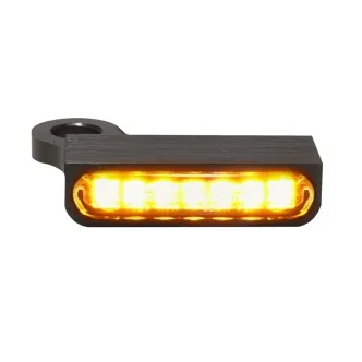 Heinz Bikes LED Handlebar Turn Signals in Aluminium/Black Finish For 2014-2022 XL Models (HBTSXL14)