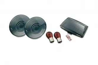 Kuryakyn Rear Turn Signal & Fender Tip Lens Kit With Smoke Lens (4995)