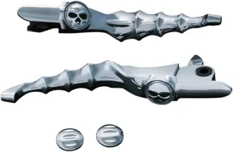 Kuryakyn Zombie Levers For Harley Davidson 2014-2016 Touring Motorcycles In Chrome Finish (1721)