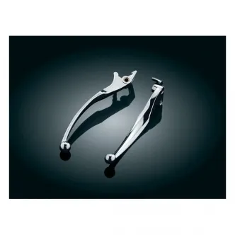 Kuryakyn Wide Style Levers In Chrome Finish For Honda Gold Wing Motorcycles (7435)