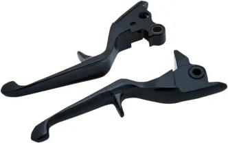 Kuryakyn Trigger Levers In Gloss Black Finish For Harley Davidson 2008-2013 Touring & Trike Motorcycles (1846)