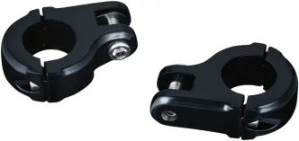 Kuryakyn Brute Highway Peg Mounts In Gloss Black (Pair) (7616)