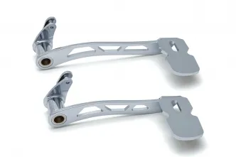 Kuryakyn Girder Extended Brake Pedal For Harley Davidson Touring & Trike Without Fairing Lowers In Chrome Finish (9642)