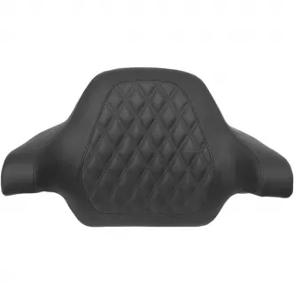 Saddlemen Roadsofa LS Tour Pack Backrest Pad Cover in Black For 1990-2013 FLHR, FLHT, FLHX & FLTR Touring Models (90-11884LS)