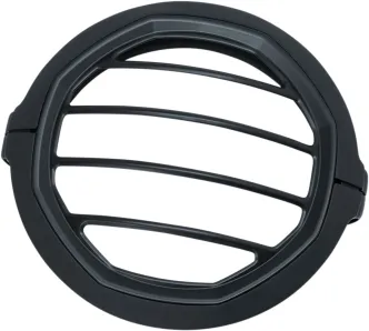 Kuryakyn Dillinger Headlight Trim Ring For Harley Davidson Models With 5-3/4 Inch Headlights In Satin Black Finish (6688)