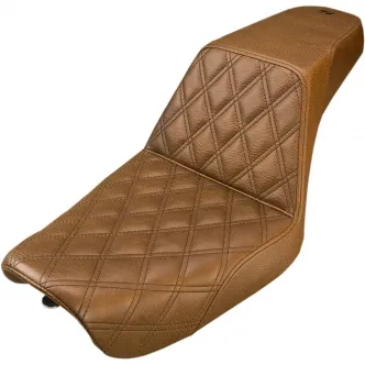 Saddlemen Step-Up Front LS 2-Up Seat in Brown For 2004-2005 FXD Dyna Models (804-04-172BR)