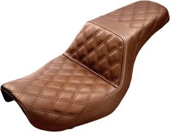 Saddlemen Step-Up Front & Rear LS 2-Up Seat in Brown For 2004-2005 FXD Dyna Glide (Excludes FXDWG) Models (804-04-175BR)