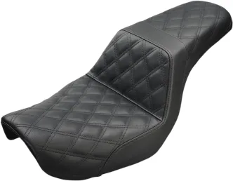 Saddlemen Step-Up Front & Rear LS 2-Up Seat in Black For 2004-2005 FXD Dyna Glide (Excluding FXDWG) Models (804-04-175)