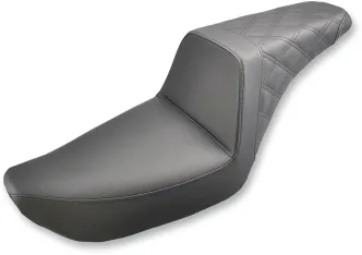 Saddlemen Step-Up Rear LS 2-Up Seat in Black For 2004-2005 FXD Dyna Glide (Excluding FXDWG) Models (804-04-173)