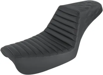 Saddlemen Step-Up TR Front & Rear LS 2-Up Seat in Black For 2004-2005 FXD Dyna Glide (Excluding FXDWG) Models (804-04-176)