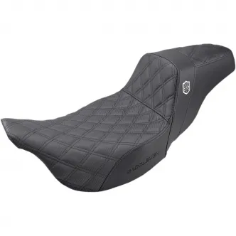 Saddlemen SDC Performance Gripper Seat in Black For 2008-2023 FLHR, FLHT, FLHX & FLTR Models (SC80807DB)