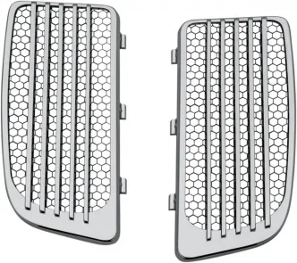 Kuryakyn Radiator Grills For Harley Davidson 2014-2023 Touring & Trike Motorcycles (7681)