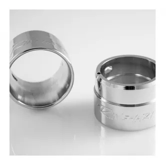 Rinehart Racing 2-1/2 Inch Exhaust End Caps Standard in Chrome Finish (900-0301)