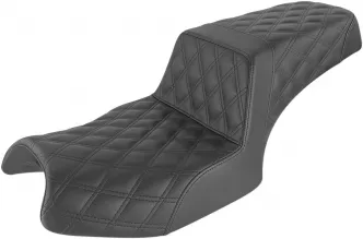 Saddlemen Step-Up Front & Rear LS 2-Up Seat in Black For 2020 Indian Challenger Models (I20-06-175)