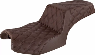 Saddlemen Step-Up Front & Rear LS 2-Up Seat in Brown For Indian 2020-2022 Challenger Models (I20-06-175BR)