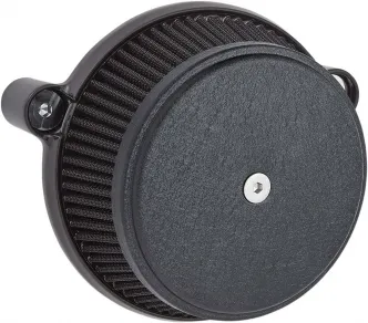 Arlen Ness Smooth Stage 1 Big Sucker Air Filter Kit In Black Finish For Harley Davidson 2018-2023 Softail & 2017-2023 Touring Models (18-306)