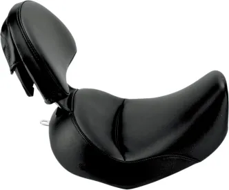 Saddlemen Renegade Heels Down Solo Seat With Driver Backrest For Harley Davidson 2006-2017 FLSTN Softail Deluxe Models (806-15-0041)