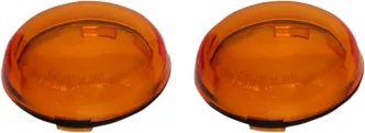 Custom Dynamics Probeam Bullet Style Amber Turn Signal Lenses For Harley Davidson Models (PRO-B-LENS-AMB)