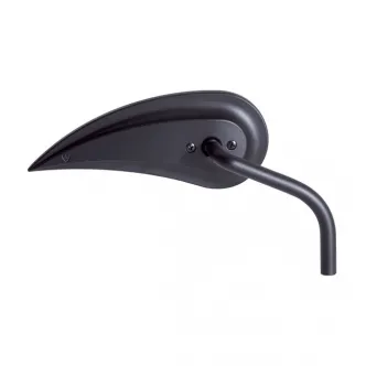 Arlen Ness RAD III Right Side Mirror With Steel Stem in Black Finish (13-083)