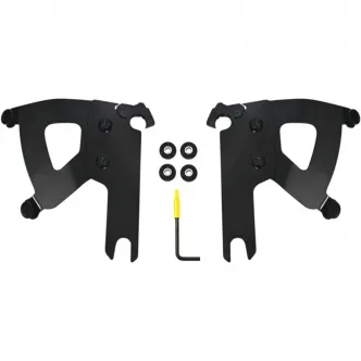 Memphis Shades Road Warrior Trigger-Lock Mounting Kit In Black For HD Touring Models (MEB2039)