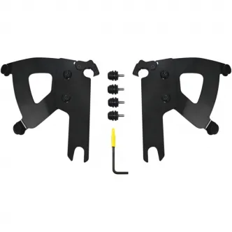 Memphis Shades Road Warrior Trigger-Lock Mounting Kit In Black For HD Touring Models (MEB2040)