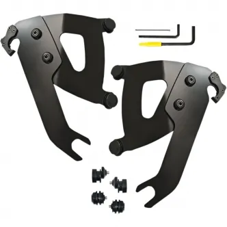 Memphis Shades Road Warrior Trigger-Lock Mounting Kit In Black For 2018-2021 Softail Slim Models (MEB2048)