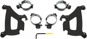 Memphis Shades Bullet Fairing Trigger Lock Mounting Kit in Black Finish For Yamaha Models (MEB1991)