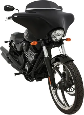 Memphis Shades Batwing Fairing In Black For Honda, Kawasaki, Suzuki, Yamaha And Victory Models (MEM7031)