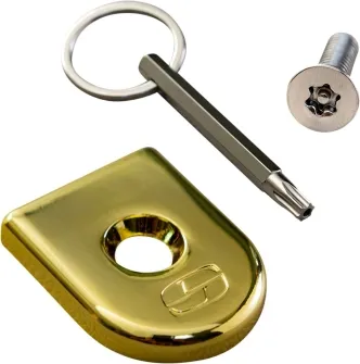 Saddlemen Seat Security Screw Gold 1/4-20 x 1 Threaded For 1996-2023 H-D With 2-Up Seats (8910GO)