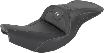 Saddlemen Heated Roadsofa  Carbon Fiber Seat For Indian 2014-2020 Chief/Chieftain Models (I14-07-185HCT)