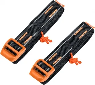 Biltwell 36 Inch Luggage Strap in Black & Orange (3102-0103)