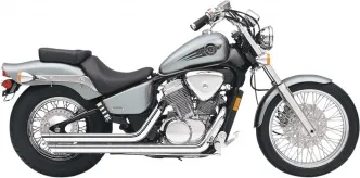 Cobra Streetrod Slashdown 2 Into 2 Exhaust System In Chrome For Honda 1988-2007 VT 600 Models (1921)